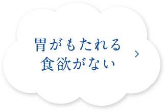 胃がもたれる 食欲がない